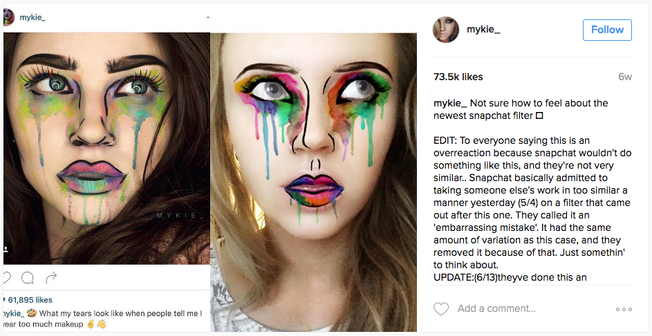 "Swiped" - Is Snapchat stealing filters from makeup artists?