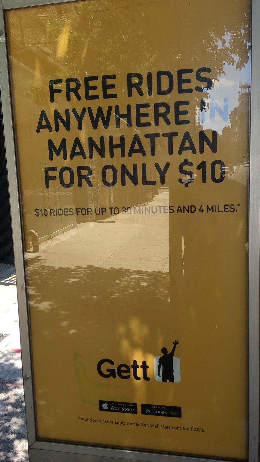 Gett doesn't understand the meaning of the word "Free"