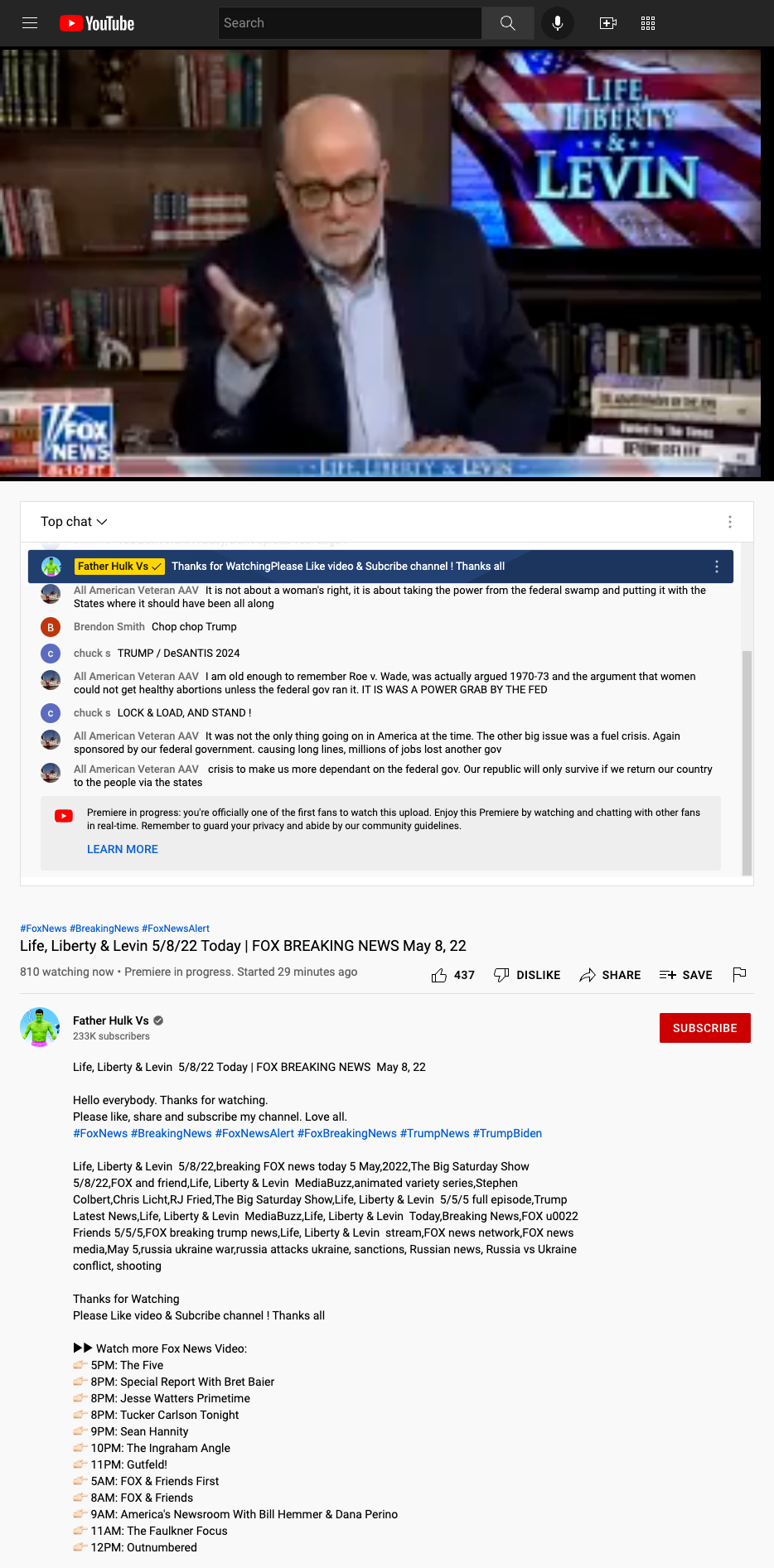 Why is FoxNews being pirated on Thai YouTube channels?