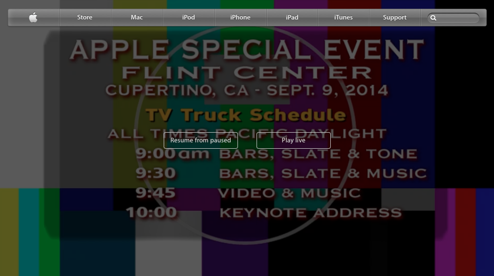 Apple Fails at Live Streaming