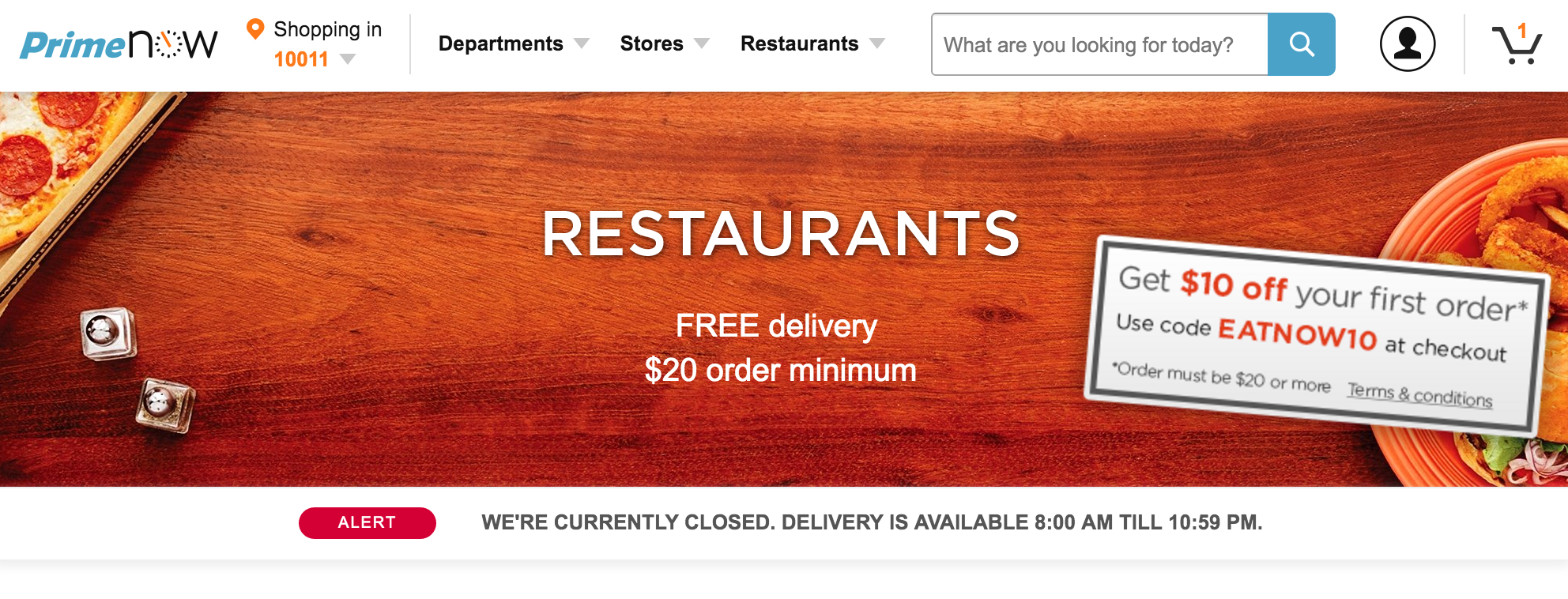 Amazon launches restaurant delivery while taking a big 27.5% from restaurants
