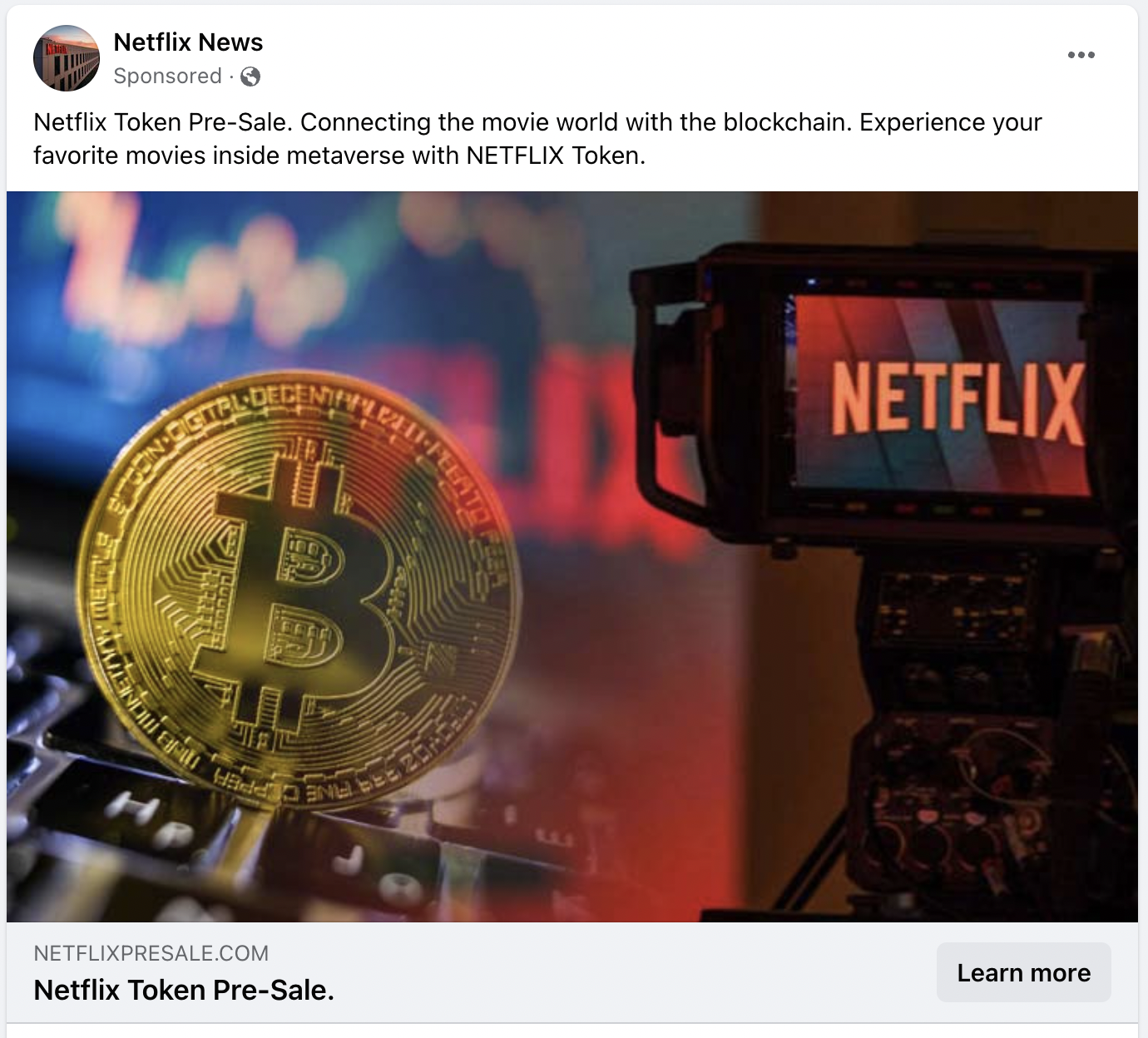 Fake Crypto ADs: Microsoft, Apple, Tesla, Samsung, Meta, Netflix