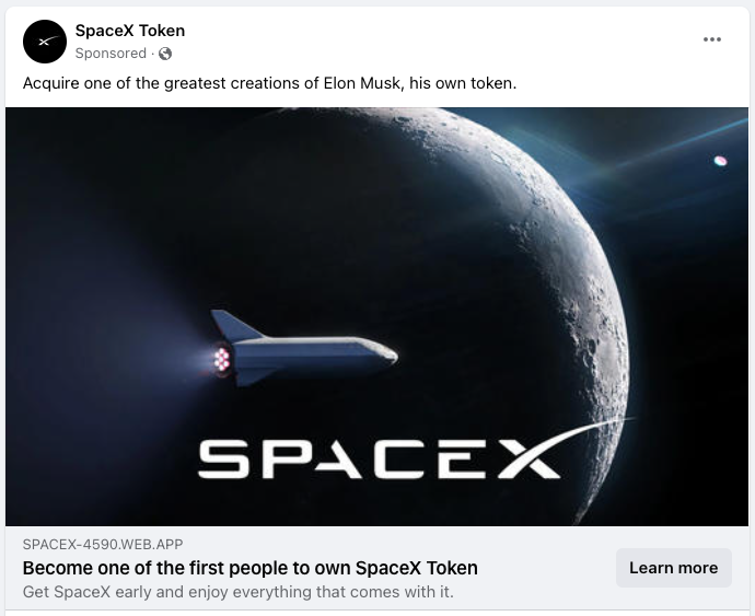 Fake Crypto ADs: Microsoft, Apple, Tesla, Samsung, Meta, Netflix