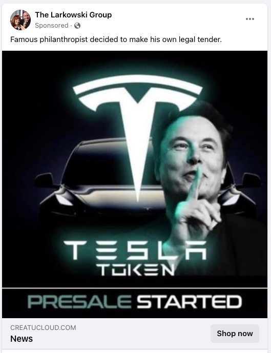 Fake Crypto ADs: Microsoft, Apple, Tesla, Samsung, Meta, Netflix