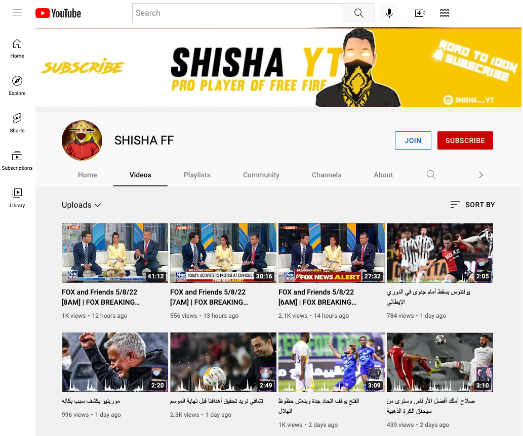 Why is FoxNews being pirated on Thai YouTube channels?