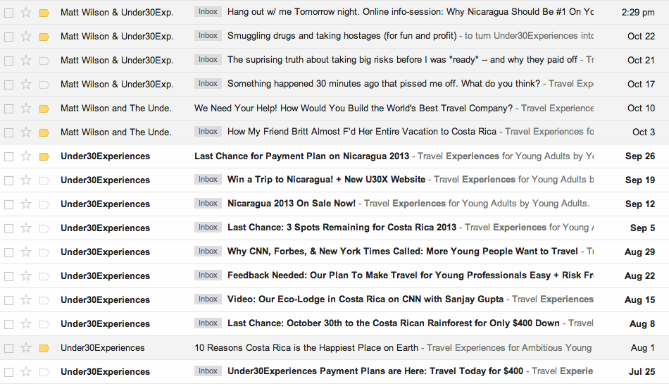 Under30Experiences Marketing Matt Needs a Friend Not a Company