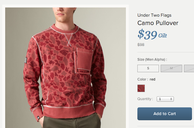 Great deal or Garage sale: Gilt.com Hobo Shirt