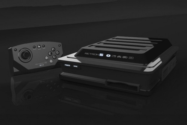 Retro Gaming Console Plays Old Sega And Nintendo Games
