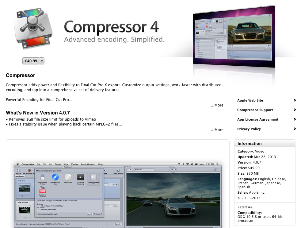 Apple Makes Bad Things: Mac App Compressor 4